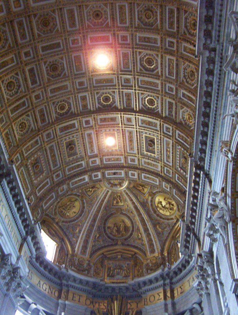 Strop v bazilike sv. Petra