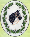 Schwarzer Pferd
