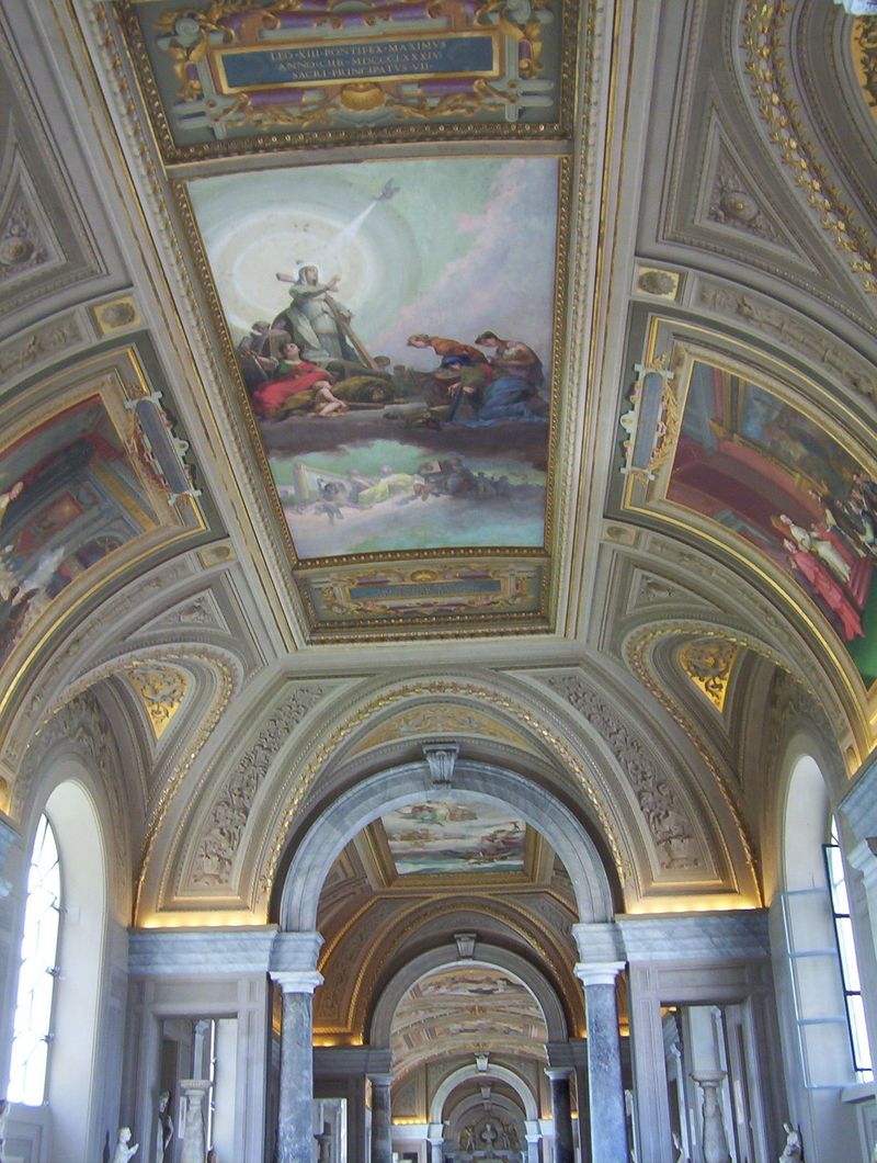 Stropy vo vatikanskych muzeach. Strop c. 1.